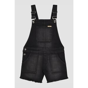 Hudson Jeans Denim Shortall Overalls Charcoal Grey NWT